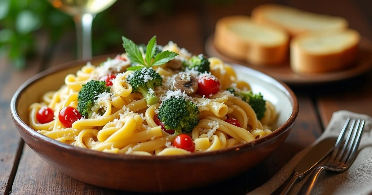vegetarian alfredo recipe